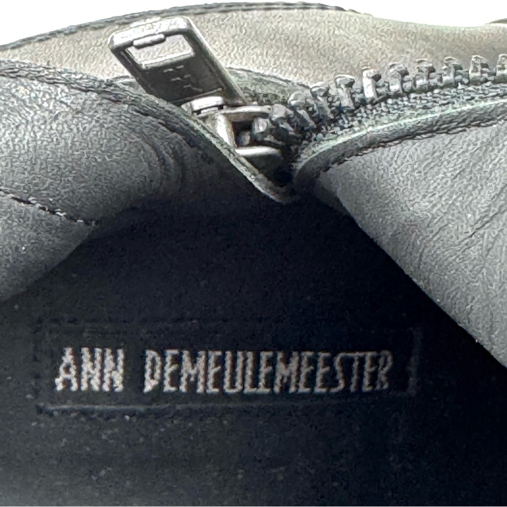 Ann Demeulemeester black triple buckle moto combat creeper women’s boots size 37 - Picture 16 of 16